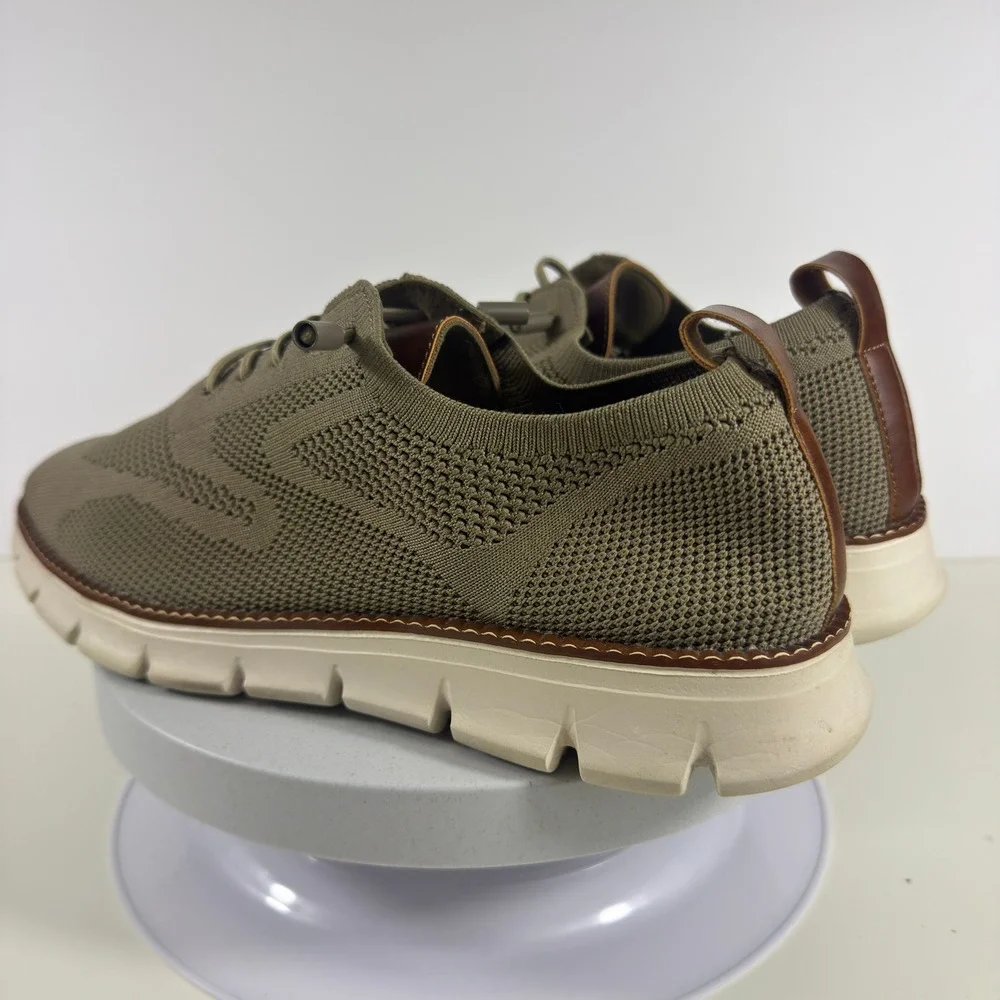 Wingtip Oxford Mens Olive Green Sneakers C24948‎